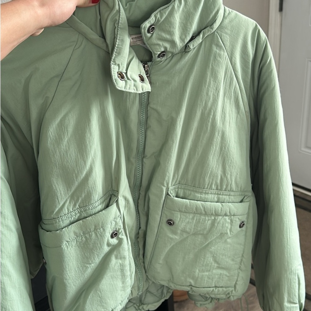 Green Puffer Jacket